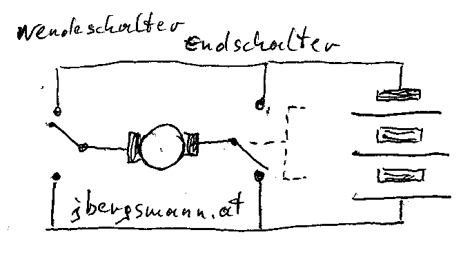 Bild kippschalter-endschalter.GIF Linearantrieb Experiment Schaltbild