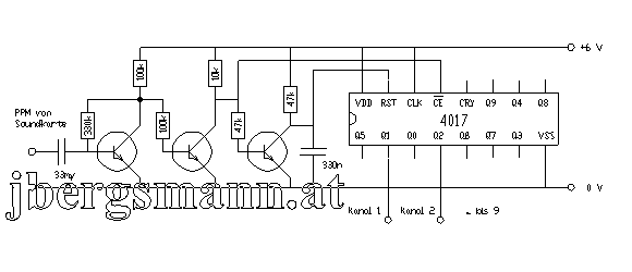 Bild ppm-pwm-servo-demultiplexer.GIF PPM in Servo PWM PPM nach PWM Servo Demultiplexer